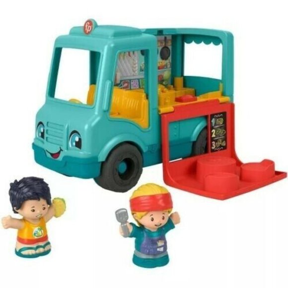 FisherPrice Toys New Little People Food Truck Push Along Musical